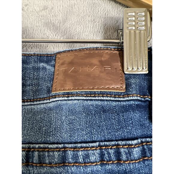 Tahari Jeans 12/31 Blue Kelly Classic Skinny Medium Wash Stretch Denim 26"Ankle - Picture 5 of 12